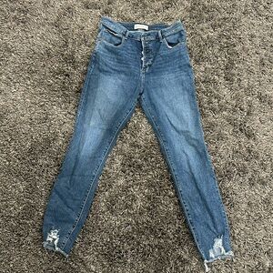 Abercrombie & Fitch denim, high rise super skinny ankle, size 30 (10L)